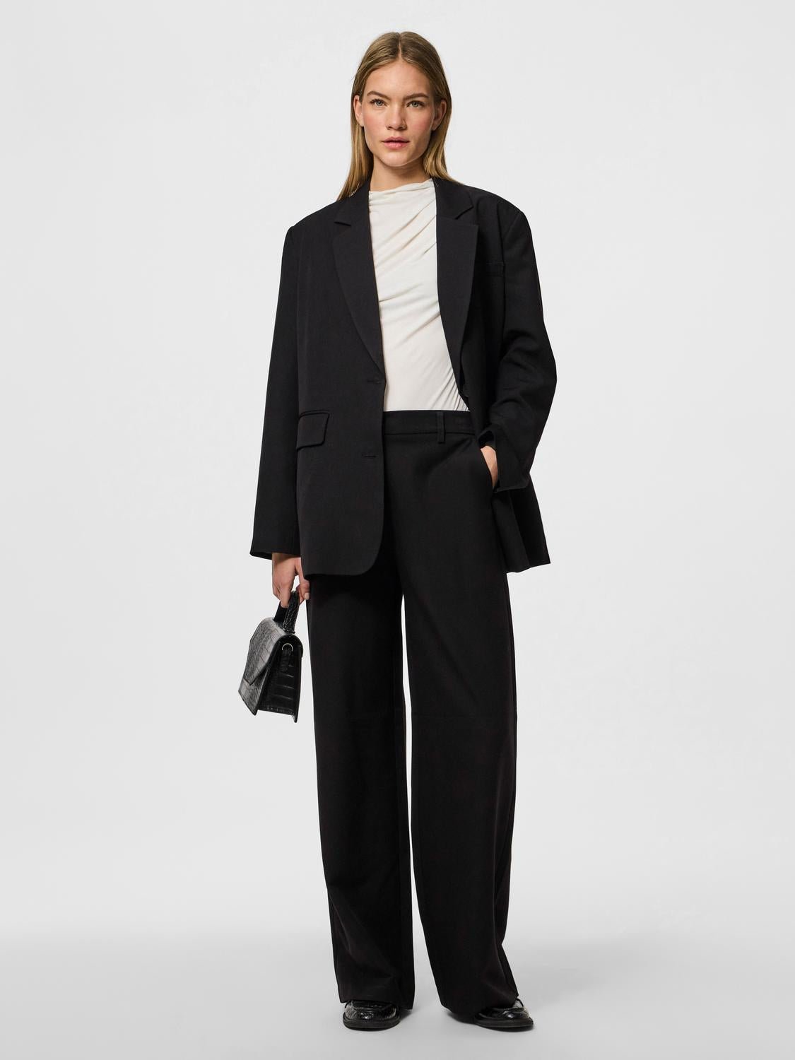 PCKAMIL Trousers - Black - VERO MODA & VILA Bergvik